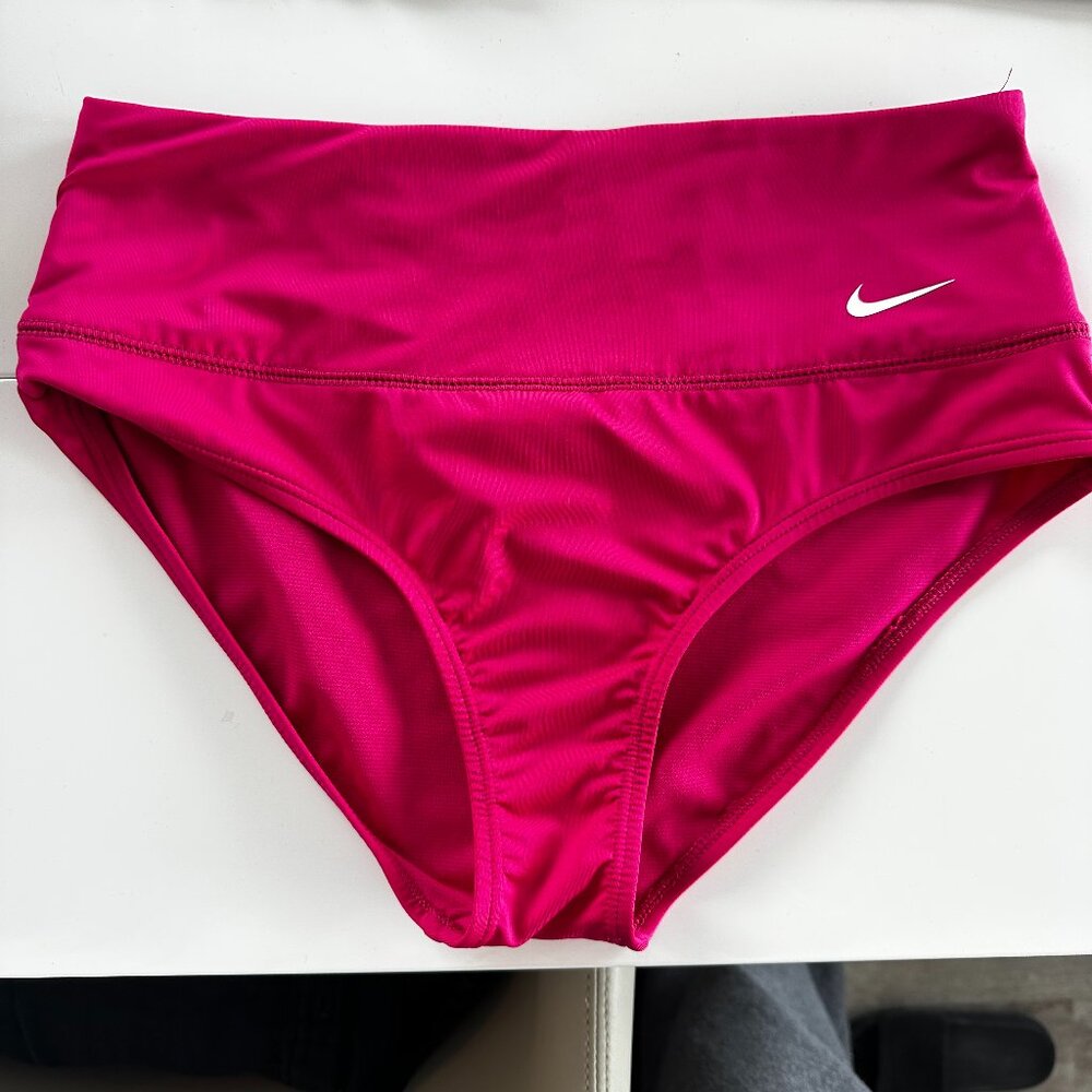 Bundle of 2: Nike Bikini Bottoms, Pink, Black, Size Medium